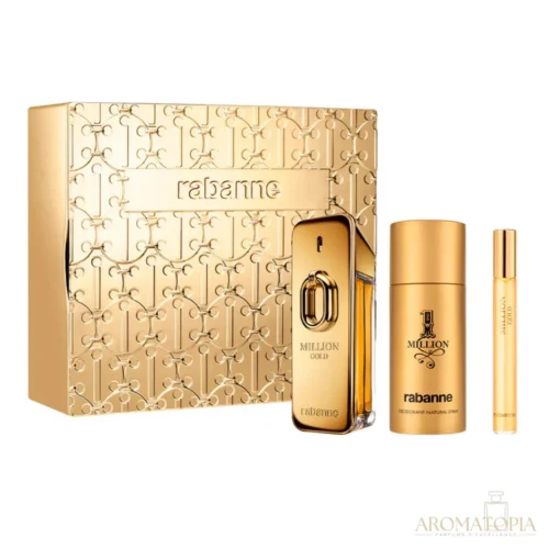 Estuche Million Gold Edp Intense 100 ML+150 ML DEO +10ML Hombre — Paco Rabanne
