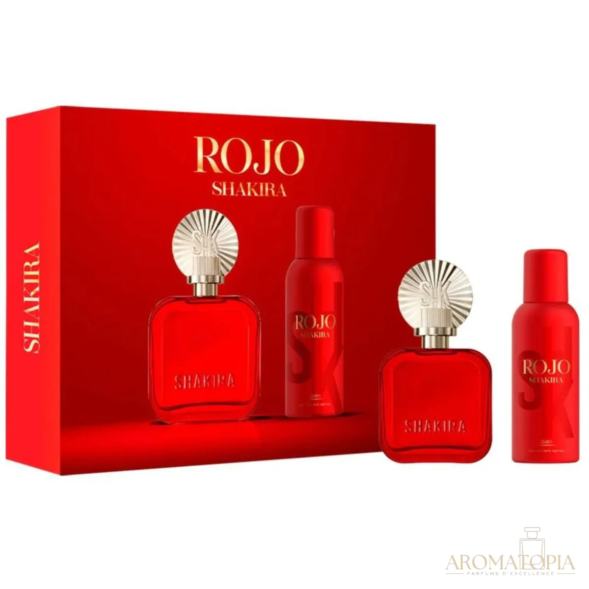 Estuche Shakira Rojo Edp 80Ml + 150ML Deo Mujer — Shakira