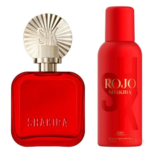 Estuche Shakira Rojo Edp 80Ml + 150ML Deo Mujer — Shakira