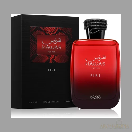 Rasasi Hawas Fire — decant de 5 ml y 10 ml en Aromatopia